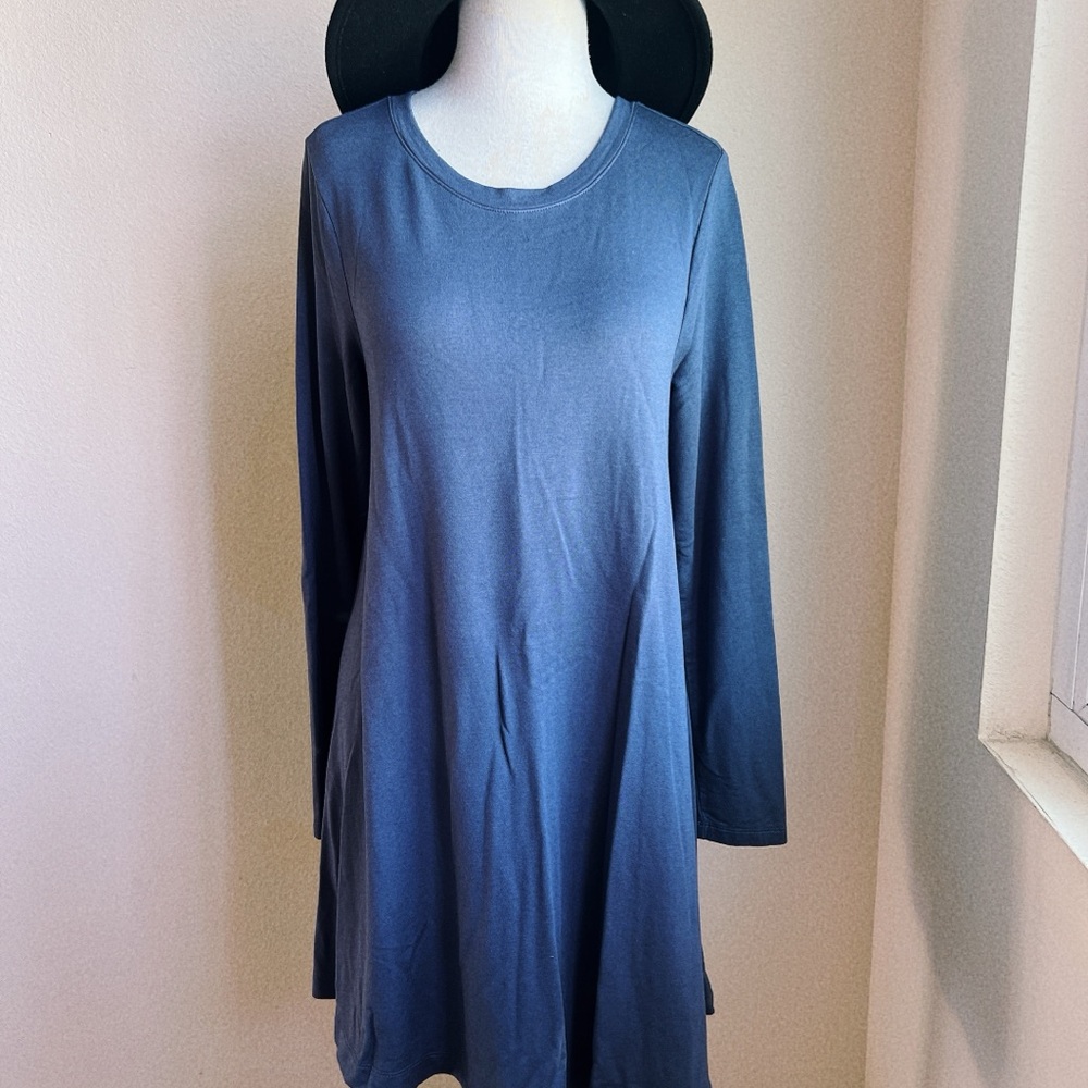 LOFT Lounge Pullover in Dusty Blue